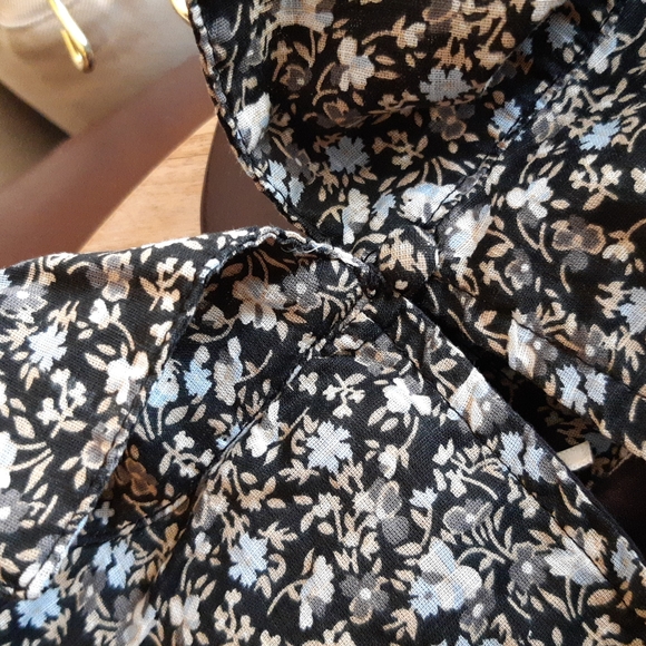 Free People Floral Mini Dress with Puffed Sleeves - Picture 11 of 14